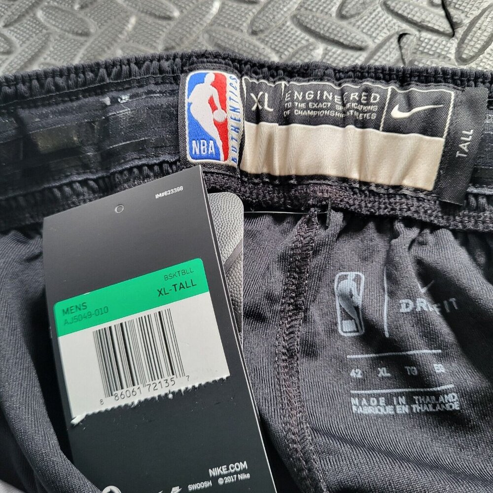 Nike Brooklyn Nets Team Issue Authentic Practice Shorts AJ5049 Men's Sz XL-TALL - Picture 5 of 5